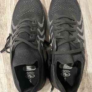 Athletic Works Black and Gray Knit Men's Sneakers